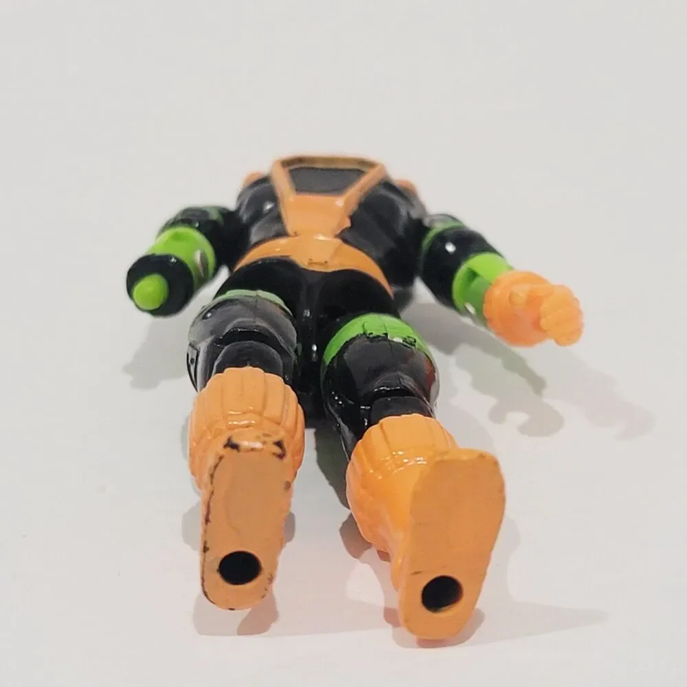 GI Joe Cobra BAT v2 Action Figure No Hologram Vintage 1991 ARAH Orange Green